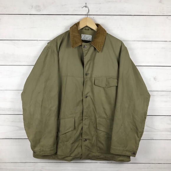 Vintage 1960s Orvis Fishing Tackle Corduroy Collar Jacket